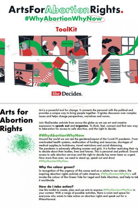 Arts for abortion rights-toolkit